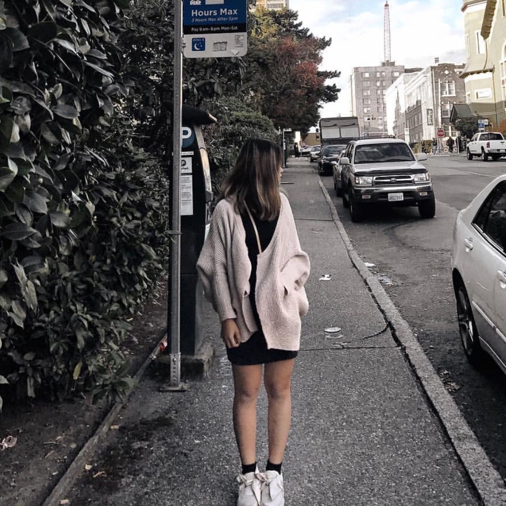 cardigan pink pastel